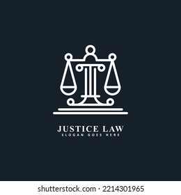 law firm logo icon set with, Law Office, Prosecutor Service, Lawyer, logo design inspiration.