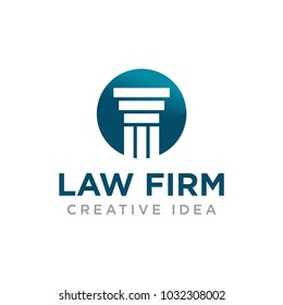 Law Firm logo and icon template