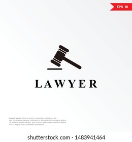 Law firm Logo and icon, vector template.