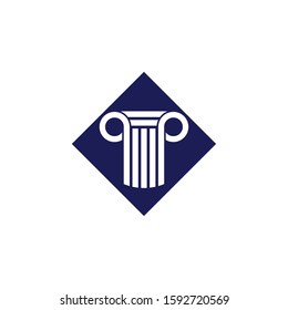 Law Firm Logo and Icon Vector Template