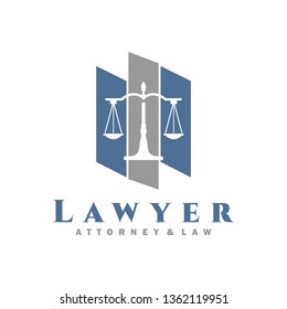 law firm logo illustration