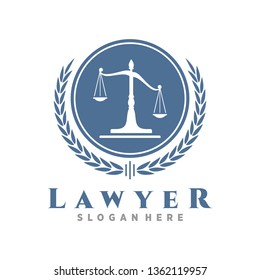 law firm logo illustration