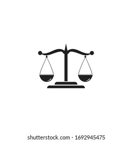 Law firm logo ilustration vector template