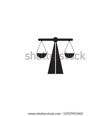 Law firm logo ilustration vector template