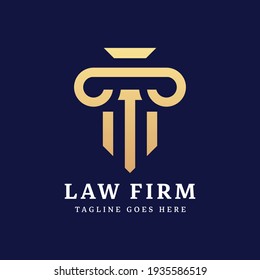 Law Firm Logo Justice Legal Stock Vector (Royalty Free) 1935586519 ...