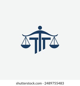 Law Firm logo, scale logo,advocate, attorney logo template