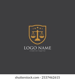 Law Firm logo, scale logo,advocate, attorney logo template