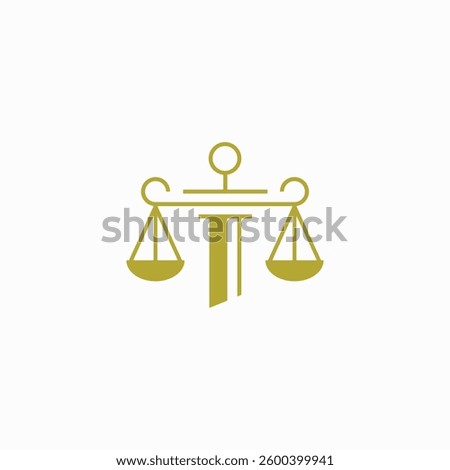Law Firm logo, scale logo,advocate, attorney logo template