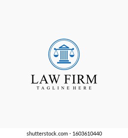 law firm logo simple premium