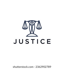Law firm logo. Sword and scale of justice icon. Corporate lawyer symbol. Gold attorney business sign. Legal advocate emblem. Vector illustration.
