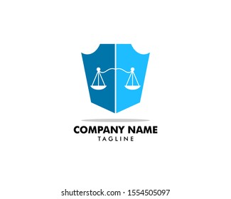 Law Firm Logo Template Design Vector