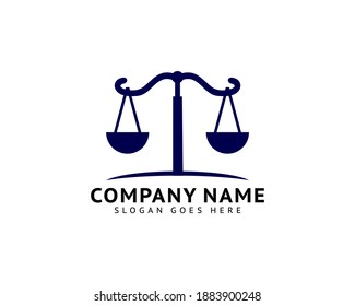 Law Firm Logo Template Design Vector