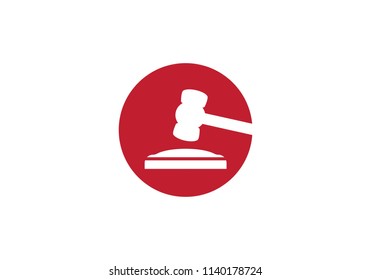 Law Firm Logo Template vector icon illustration design