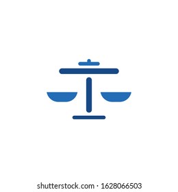 Law firm logo template vector icon design