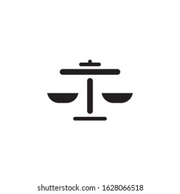 Law firm logo template vector icon design