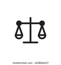 Law firm logo template vector icon design