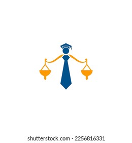 diseño vectorial de plantilla de logotipo de firma de leyes