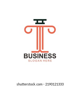 law firm logo template in white background
