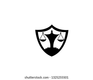 Law firm logo template-Vector

