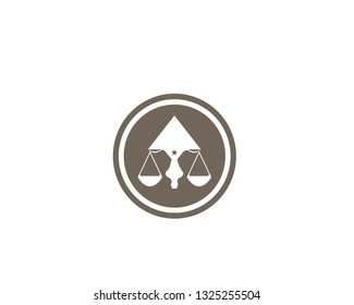 Law firm logo template-Vector

