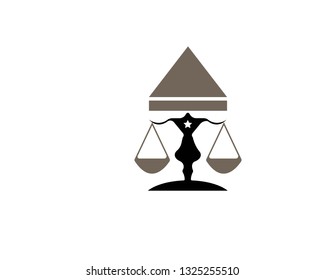 Law firm logo template-Vector
