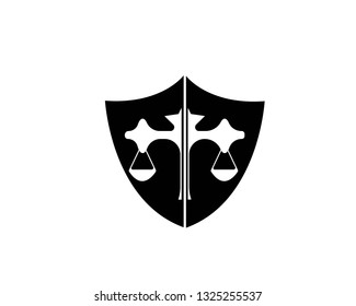 Law firm logo template-Vector
