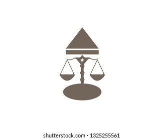 Law firm logo template-Vector
