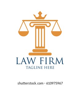 Law Firm Logo Icon Design Template Stock Vector (Royalty Free) 1660775116