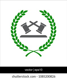 law firm logo vector