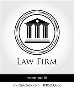 law firm logo vector