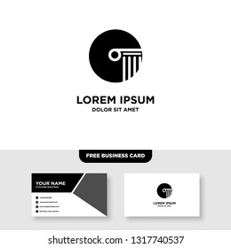 Law Firm Logo - Vector, Free Bussines Card Mockup