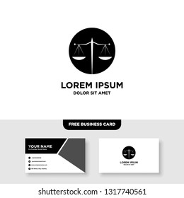 Law Firm Logo - Vector, Free Bussines Card Mockup