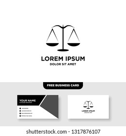 Law Firm Logo - Vector, Free Bussines Card Mockup