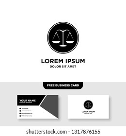 Law Firm Logo - Vector, Free Bussines Card Mockup