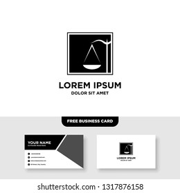 Law Firm Logo - Vector, Free Bussines Card Mockup