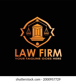 LAW FIRM LOGO VECTOR PREMIUM