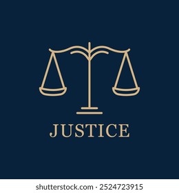 Law Firm Logo Vector. Professional, Justice and Legal Authority Branding