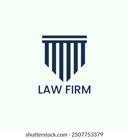 Law Firm Logo Vector Template Design.