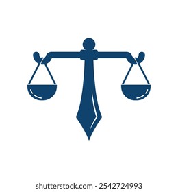 Law firm logo vector template design