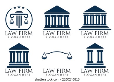 Law Firm, Law Office, Lawyer services, Vector logo template