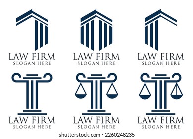 Law Firm, Law Office, Lawyer services, Vector logo template