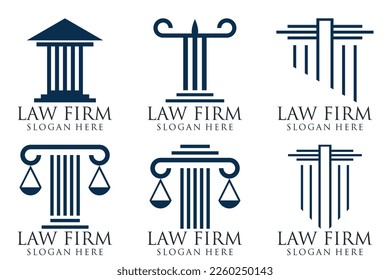 Law Firm, Law Office, Lawyer services, Vector logo template