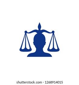 Law Firm with People Logo design template. Law Firm logo concepts. Attorney logo vector