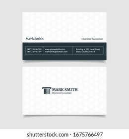 Law Firm Style Business Card Design Template, Lawyer Visiting Card