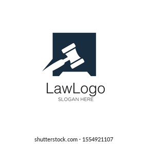 law firm vector concept logo design template