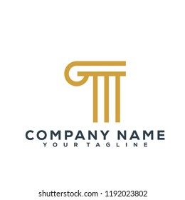 Law Firm Vector Graphic Template Download Modern