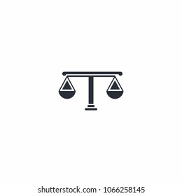 law firm vector logo design