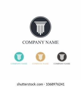 Law firm vector logo design