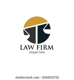 Law Firm,Law Office, Lawyer Services, Vector Logo Template