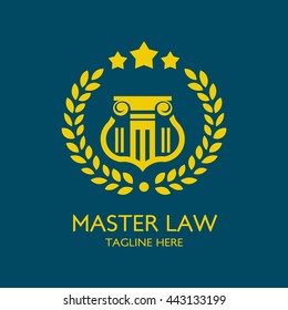Law Firm,Law Office, Lawyer services, Vector logo template. flat style design